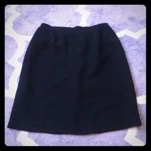 Black pencil skirt